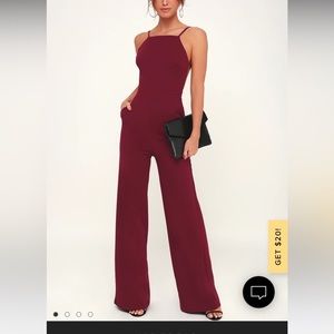 Lulus Red Jumpsuit